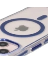 Hurtownia GSM - Etui z pierścieniem magnetycznym Bizon Case Marco do Apple iPhone 14 / Apple iPhone 13 przezroczyste z niebieską ramką - BIZ6906 - {ean13} - Hurt