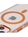 Wholesale Bizon Case Marco Apple iPhone 14 / Apple iPhone 13 clear with orange frame - BIZ6907 - {ean13} - Hurt