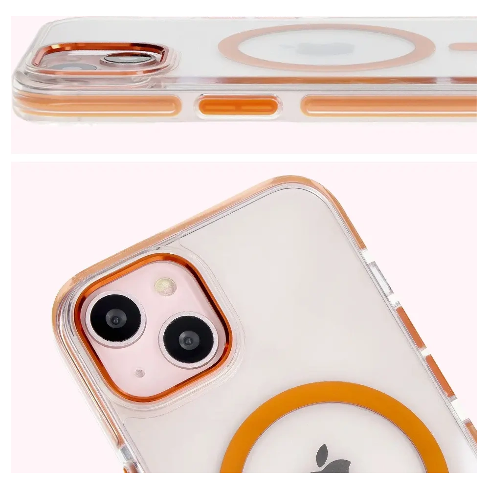 Hurtownia GSM - Bizon Case Marco Apple iPhone 14 / Apple iPhone 13 átlátszó narancssárga kerettel - BIZ6907 - {ean13} - Hurt