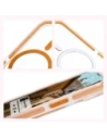 Wholesale Bizon Case Marco Apple iPhone 14 / Apple iPhone 13 clear with orange frame - BIZ6907 - {ean13} - Hurt