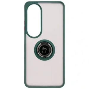 Hurtownia GSM - Etui s úchopem na prst Bizon Case Hybrid Ring pro Oppo A60 4G kouřové s tmavě zeleným rámečkem - BIZ6908 - {ean13} - Hurt