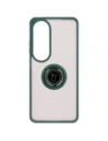 Hurtownia GSM - Etui s úchopem na prst Bizon Case Hybrid Ring pro Oppo A60 4G kouřové s tmavě zeleným rámečkem - BIZ6908 - {ean13} - Hurt