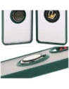 Wholesale Bizon Case Hybrid Ring Oppo A60 4G smoky with a dark green frame - BIZ6908 - {ean13} - Hurt