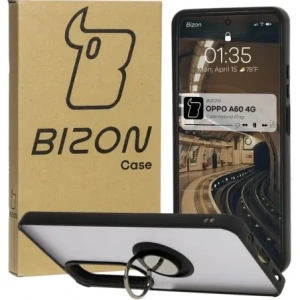 Hurtownia GSM - Pouzdro s prstovým držákem Bizon Case Hybrid Ring pro Oppo A60 4G kouřové s černým rámem - BIZ6909 - {ean13} - Hurt