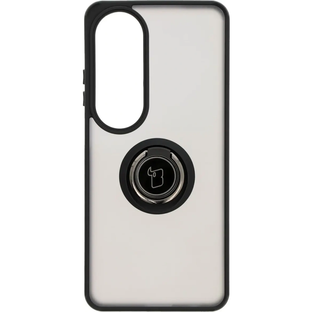 Hurtownia GSM - Pouzdro s prstovým držákem Bizon Case Hybrid Ring pro Oppo A60 4G kouřové s černým rámem - BIZ6909 - {ean13} - Hurt