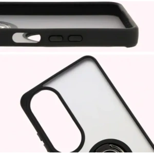 Hurtownia GSM - Pouzdro s prstovým držákem Bizon Case Hybrid Ring pro Oppo A60 4G kouřové s černým rámem - BIZ6909 - {ean13} - Hurt