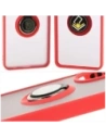 Hurtownia GSM - Etui s úchytem na prst Bizon Case Hybrid Ring pro Oppo A60 4G kouřové s červeným rámem - BIZ6910 - {ean13} - Hurt