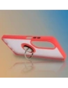 Hurtownia GSM - Etui s úchytem na prst Bizon Case Hybrid Ring pro Oppo A60 4G kouřové s červeným rámem - BIZ6910 - {ean13} - Hurt