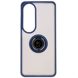 Hurtownia GSM - Etui s úchopem na prst Bizon Case Hybrid Ring pro Oppo A60 4G kouřové s modrým rámem - BIZ6911 - {ean13} - Hurt
