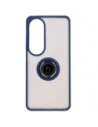 Hurtownia GSM - Etui s úchopem na prst Bizon Case Hybrid Ring pro Oppo A60 4G kouřové s modrým rámem - BIZ6911 - {ean13} - Hurt