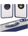 Hurtownia GSM - Etui s úchopem na prst Bizon Case Hybrid Ring pro Oppo A60 4G kouřové s modrým rámem - BIZ6911 - {ean13} - Hurt