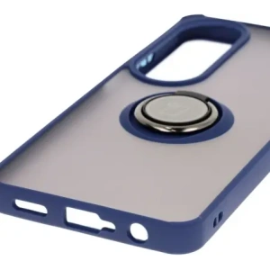 Hurtownia GSM - Bizon Case Hybrid Gyűrű Oppo A60 4G füstös színben, tengerészkék kerettel - BIZ6911 - {ean13} - Hurt