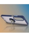 Hurtownia GSM - Etui s úchopem na prst Bizon Case Hybrid Ring pro Oppo A60 4G kouřové s modrým rámem - BIZ6911 - {ean13} - Hurt