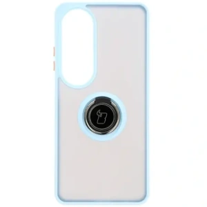 Hurtownia GSM - Pouzdro s úchopem na prst Bizon Case Hybrid Ring pro Oppo A60 4G kouřové s jasně modrým rámečkem - BIZ6912 - {ean13} - Hurt