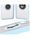 Hurtownia GSM - Pouzdro s úchopem na prst Bizon Case Hybrid Ring pro Oppo A60 4G kouřové s jasně modrým rámečkem - BIZ6912 - {ean13} - Hurt