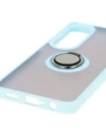 Hurtownia GSM - Pouzdro s úchopem na prst Bizon Case Hybrid Ring pro Oppo A60 4G kouřové s jasně modrým rámečkem - BIZ6912 - {ean13} - Hurt