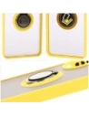 Hurtownia GSM - Etui s úchopem na prst Bizon Case Hybrid Ring pro Oppo A60 4G kouřové s žlutým rámečkem - BIZ6913 - {ean13} - Hurt