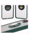 Hurtownia GSM - Inel hibrid Bizon Case pentru Oppo Reno 12 Pro fumuriu cu un cadru verde închis - BIZ6914 - {ean13} - Hurt