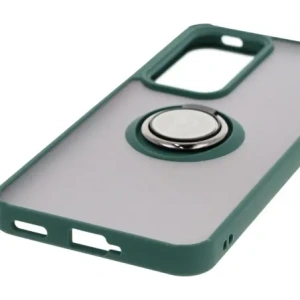 Hurtownia GSM - Bizon Case Hybrid Ring Oppo Reno 12 Pro füstös, sötétzöld kerettel - BIZ6914 - {ean13} - Hurt