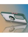 Hurtownia GSM - Inel hibrid Bizon Case pentru Oppo Reno 12 Pro fumuriu cu un cadru verde închis - BIZ6914 - {ean13} - Hurt