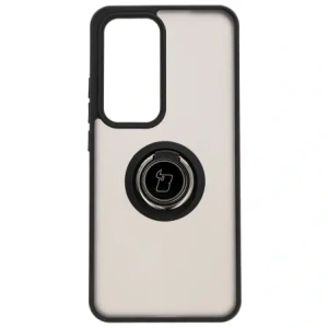 Hurtownia GSM - Bizon Case Hybrid Gyűrű Oppo Reno 12 Pro füstös fekete kerettel - BIZ6915 - {ean13} - Hurt
