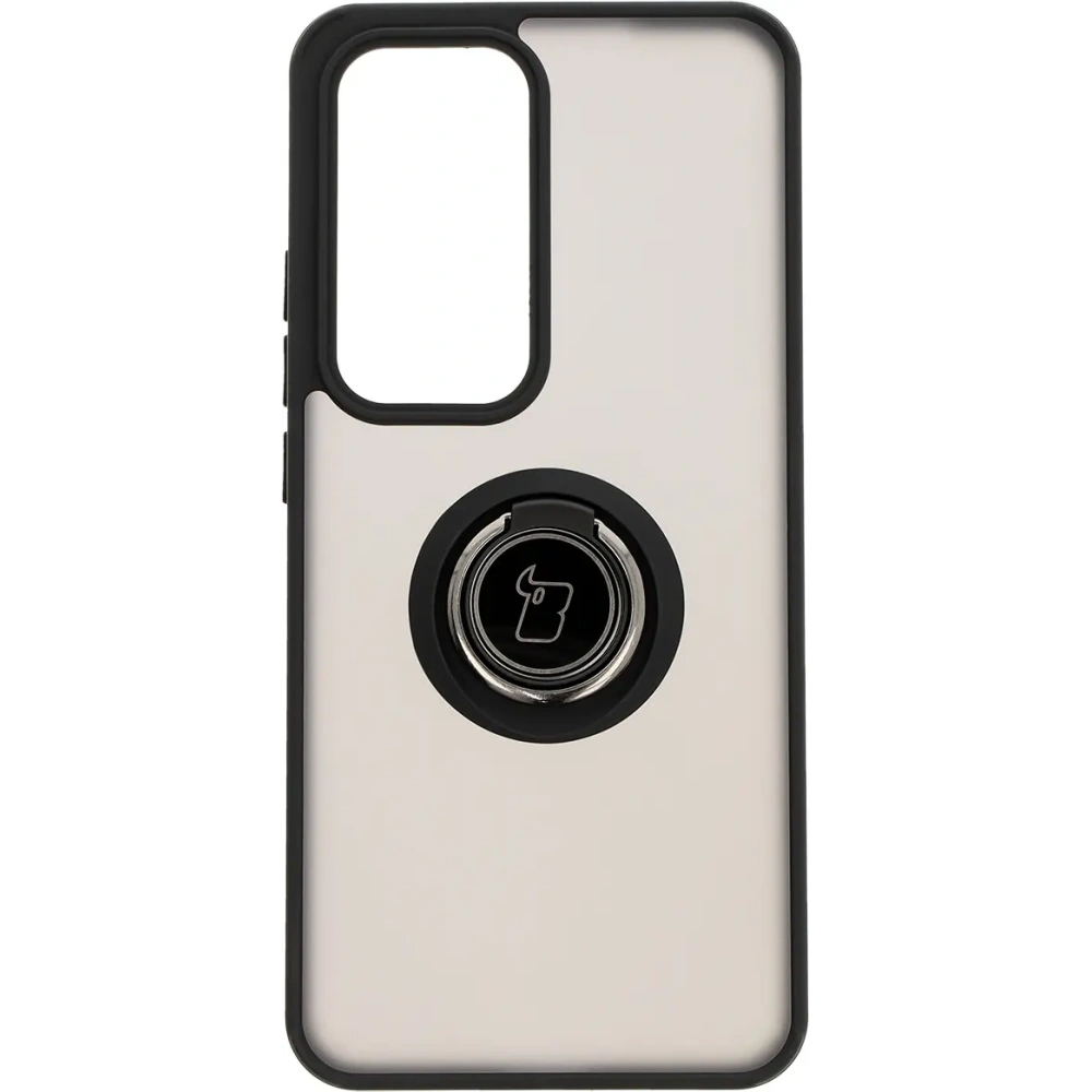Wholesale Bizon Case Hybrid Ring Oppo Reno 12 Pro smoky with a black frame - BIZ6915 - {ean13} - Hurt