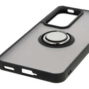 Hurtownia GSM - Bizon Case Hybrid Gyűrű Oppo Reno 12 Pro füstös fekete kerettel - BIZ6915 - {ean13} - Hurt