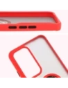 Hurtownia GSM - Bizon Case Hybrid Ring Oppo Reno 12 Pro füstös piros kerettel - BIZ6916 - {ean13} - Hurt