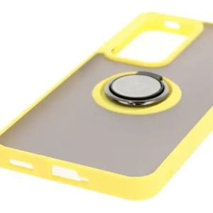 Hurtownia GSM - Bizon Case Hybrid Gyűrű Oppo Reno 12 Pro füstös sárga kerettel - BIZ6919 - {ean13} - Hurt