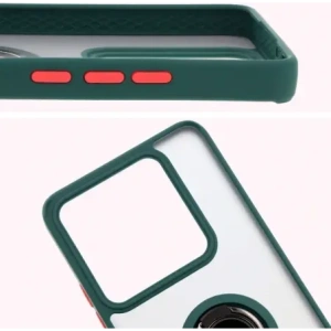 Hurtownia GSM - Bizon Case Hybrid Ring Xiaomi 14T Pro füstös sötétzöld kerettel - BIZ6920 - {ean13} - Hurt