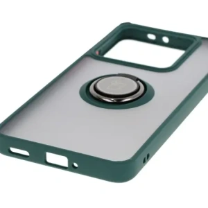Wholesale Bizon Case Hybrid Ring Xiaomi 14T Pro smoky with a dark green frame - BIZ6920 - {ean13} - Hurt