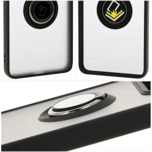 Wholesale Bizon Case Hybrid Ring Xiaomi 14T Pro smoky with a black frame - BIZ6921 - {ean13} - Hurt