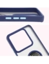 Hurtownia GSM - Etui s úchytem na palec Bizon Case Hybrid Ring do Xiaomi 14T Pro kouřové s modrým rámem - BIZ6923 - {ean13} - Hurt
