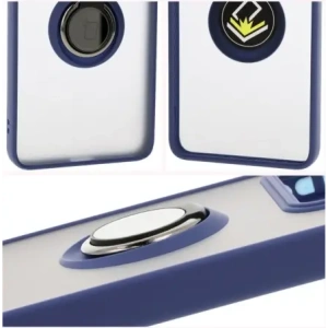 Hurtownia GSM - Bizon Case Hybrid Ring Xiaomi 14T Pro füstös színben, sötétkék kerettel - BIZ6923 - {ean13} - Hurt