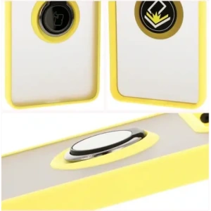 Hurtownia GSM - Bizon Case Hybrid Ring Xiaomi 14T Pro füstös sárga kerettel - BIZ6925 - {ean13} - Hurt