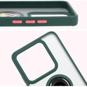 Hurtownia GSM - Bizon Case Hybrid Ring Xiaomi 14T füstös sötétzöld kerettel - BIZ6926 - {ean13} - Hurt