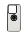 Hurtownia GSM - Etui s úchopem na prst Bizon Case Hybrid Ring do Xiaomi 14T kouřové s černým rámem - BIZ6927 - {ean13} - Hurt