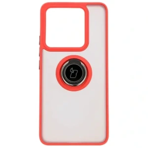 Hurtownia GSM - Bizon Case Hybrid Ring Xiaomi 14T füstös piros kerettel - BIZ6928 - {ean13} - Hurt