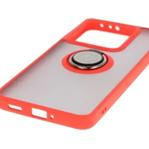 Hurtownia GSM - Bizon Case Hybrid Ring Xiaomi 14T füstös piros kerettel - BIZ6928 - {ean13} - Hurt
