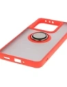 Hurtownia GSM - Etui s úchytem na prst Bizon Case Hybrid Ring do Xiaomi 14T kouřové s červeným rámečkem - BIZ6928 - {ean13} - Hurt