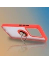 Hurtownia GSM - Bizon Case Hybrid Ring Xiaomi 14T fumuriu cu un cadru roșu - BIZ6928 - {ean13} - Hurt