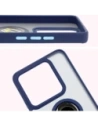 Wholesale Bizon Case Hybrid Ring Xiaomi 14T smoky with a navy blue frame - BIZ6929 - {ean13} - Hurt