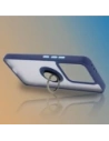 Hurtownia GSM - Etui s úchopem na prst Bizon Case Hybrid Ring pro Xiaomi 14T kouřové s modrým rámem - BIZ6929 - {ean13} - Hurt