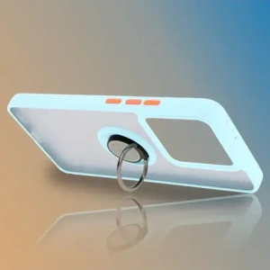 Wholesale Bizon Case Hybrid Ring Xiaomi 14T smoky with a light blue frame - BIZ6930 - {ean13} - Hurt