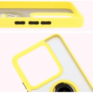 Hurtownia GSM - Bizon Case Hybrid Ring Xiaomi 14T füstös sárga kerettel - BIZ6931 - {ean13} - Hurt