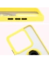 Wholesale Bizon Case Hybrid Ring Xiaomi 14T smoky with a yellow frame - BIZ6931 - {ean13} - Hurt