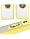 Wholesale Bizon Case Hybrid Ring Xiaomi 14T smoky with a yellow frame - BIZ6931 - {ean13} - Hurt