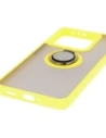 Wholesale Bizon Case Hybrid Ring Xiaomi 14T smoky with a yellow frame - BIZ6931 - {ean13} - Hurt