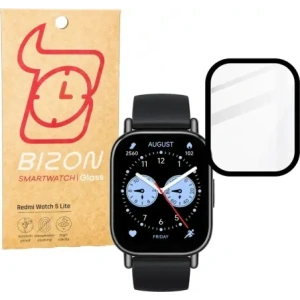 Wholesale Bizon Glass Watch Edge Hybrid Xiaomi Redmi Watch 5 Lite black - BIZ6933 - {ean13} - Hurt