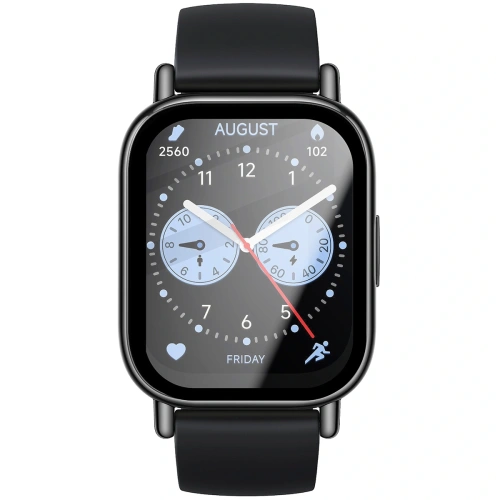 Szkło hybrydowe Bizon Glass Watch Edge Hybrid do Xiaomi Redmi Watch 5 Lite czarne